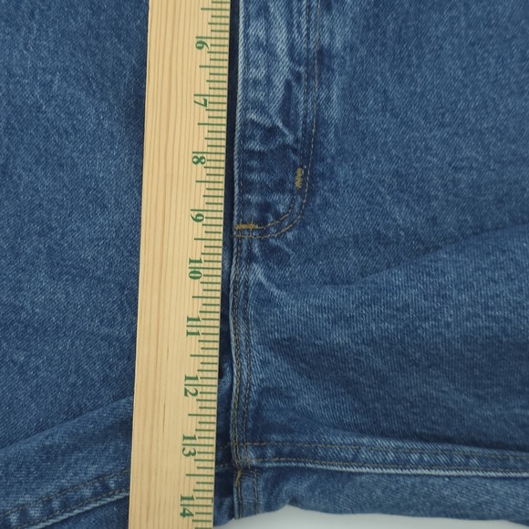 Carhartt Blue Jeans‎ Mens 42X30 Relaxed Fit Denim Straight Leg Work - Picture 10 of 13